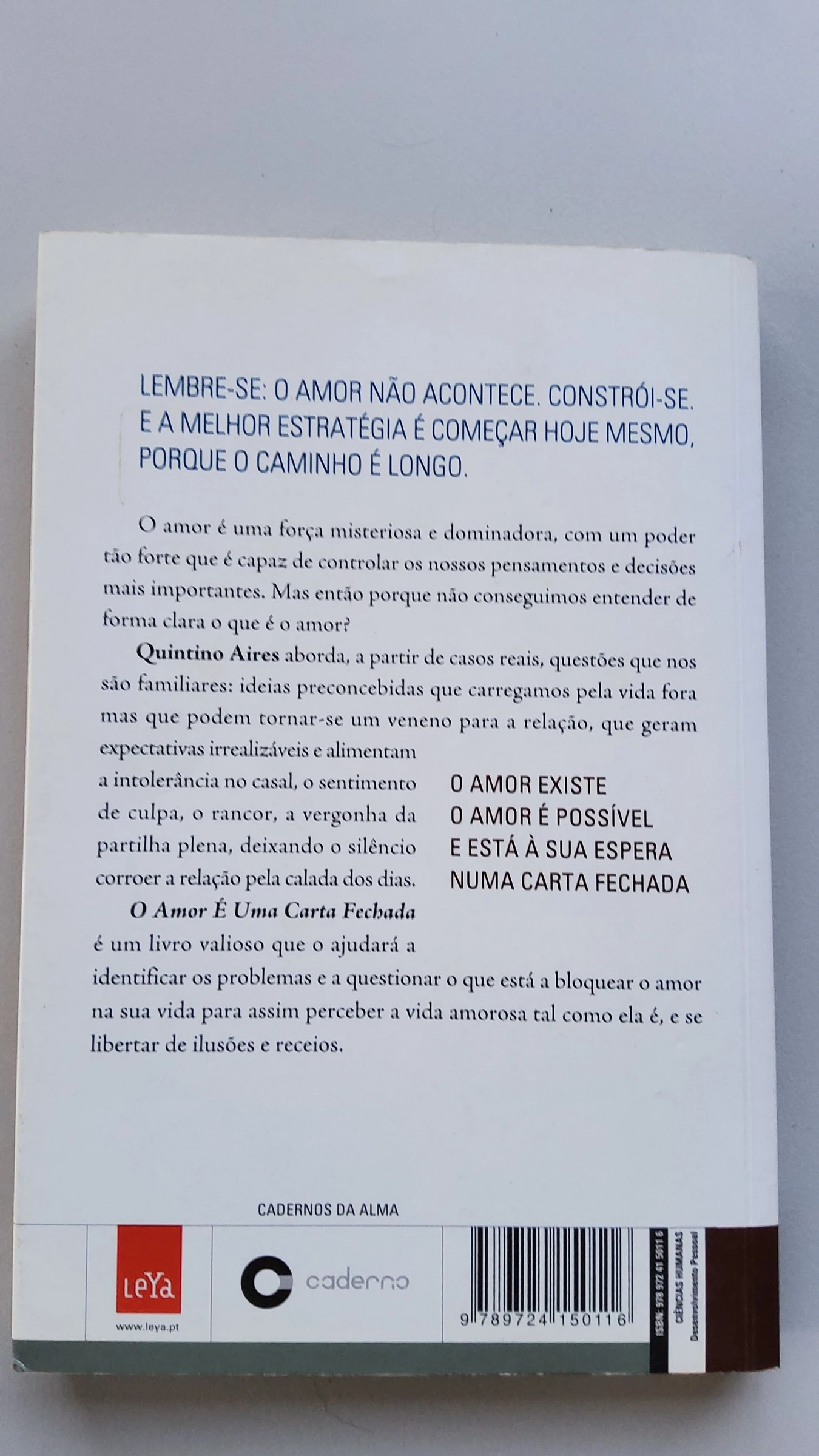 Livro - o amor  é uma carta fechada – photo 2
